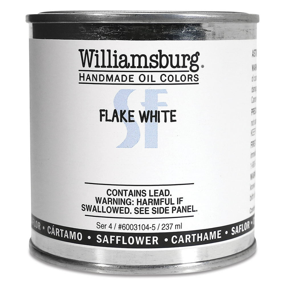 Williamsburg Handmade Safflower Oil Color Flake White, 8