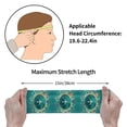 thumbnail image 6 of Daiia Around The Planet printed Men's Performance Headband,Sports Headbands,Moisture Wicking Workout Headband, 6 of 9