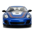 thumbnail image 6 of Porsche 911 Turbo (997) #9 Blue Metallic with Stripes "Hyper-Spec" Series 1/24 Diecast Model Car by Jada, 6 of 7