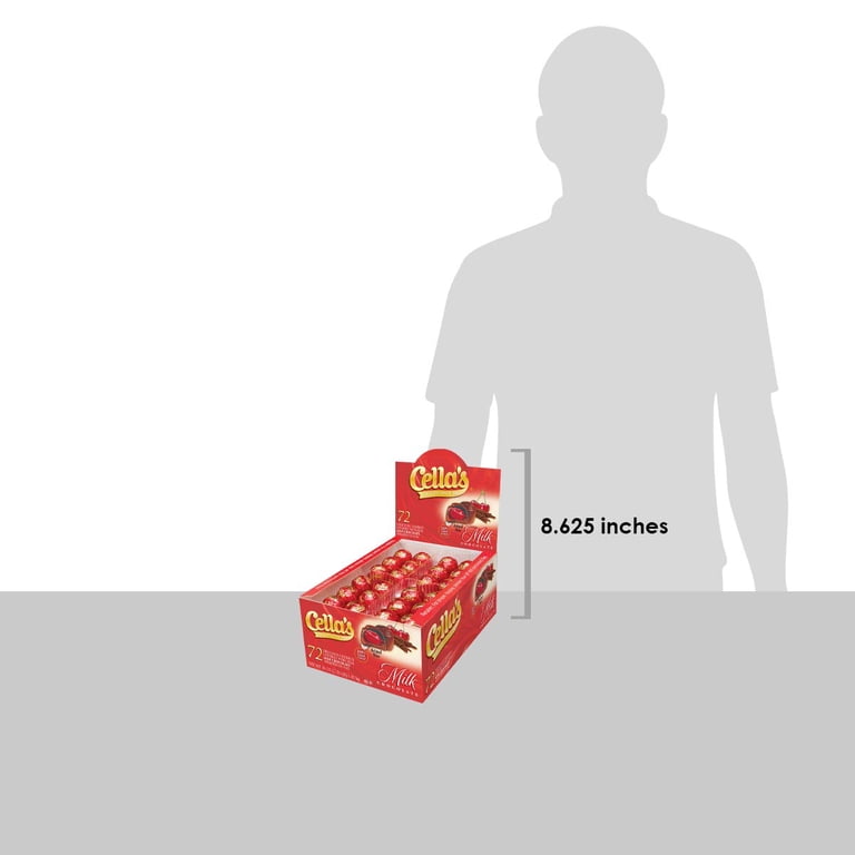 Cella's, Milk Chocolate Covered Cherries, 72-Count Box - Walmart.com