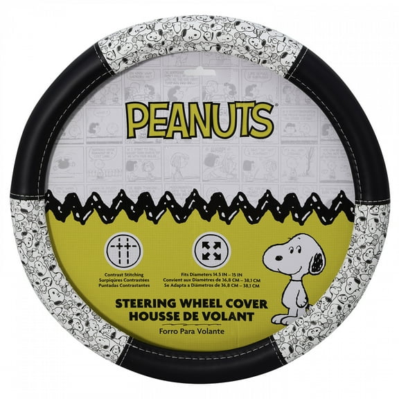 Peanuts Snoopy Expressions Steering Wheel Cover