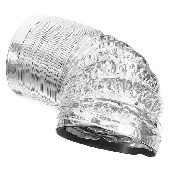 FUTUREORYY Flexible Aluminum Ducting Vent Hose Aluminum Foil Exhaust Pipe for Indoor Gas Piping 1Pack