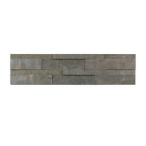 Aspect Peel and Stick Stone Overlay Kitchen Backsplash - Raised Kilnstone (5.9" x 23.6" x 1/4" -1 Pc)