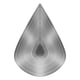 thumbnail image 1 of Campanas de viento de metal con efecto de luz que fluye en 3D - forma de gota de agua plateada, acero inoxidable, rotación silenciosa, para decoración de interiores, exteriores y balcones de jardín, 1 of 6