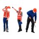 thumbnail image 3 of Figuras en miniatura a escala 1/64, simulación de construcción, obreros de construcción, figuras de obreros pintadas para decoración de dioramas. Estilo A, 3 of 8