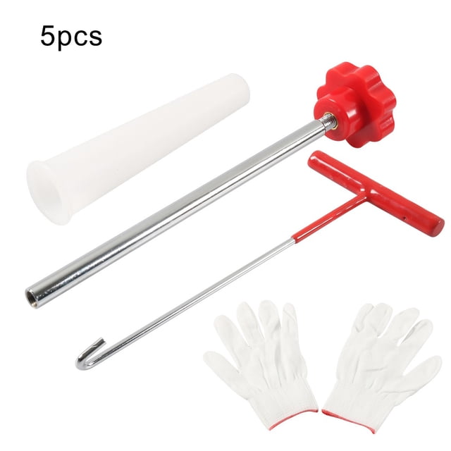 1 Ensemble d'Outil d'Installation de Valve, Outil de Réparation de Pneu, Outil de Réparation de Noyau de Valve Rouge