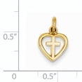 thumbnail image 2 of Beautiful 14k Cross in Heart Charm, 2 of 2