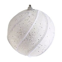 Lilixerw White Christmas Balls,Small Christmas Tree Decoration Ornaments,for Xmas Tree Holiday Wreath Garland Decor Ornaments