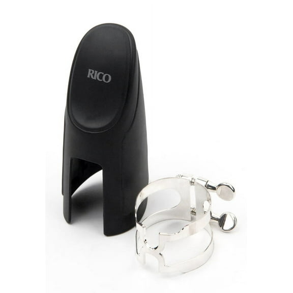 H-Ligature & Cap, Bass Clarinet for Selmer-style Mouthpieces, Silver-plated