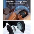 thumbnail image 4 of Auriculares Bluetooth con máscara para dormir FACEMOON 100% Blackout, 4 of 9