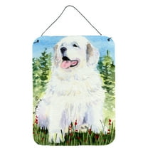 Caroline's Treasures SS8866DS1216 Great Pyrenees Wall or Door Hanging Prints, 12x16, multicolor