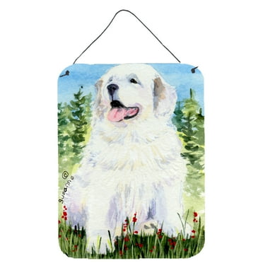 Caroline's Treasures SS8866DS1216 Great Pyrenees Wall or Door Hanging Prints, 12x16, multicolor