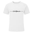 thumbnail image 3 of T-shirt Graphique Lettre Ville Mode Urbaine Manches Raglan Col Rond Confort Quotidien pour Hommes avec Ambiance Décontractée Quotidienne, 3 of 4