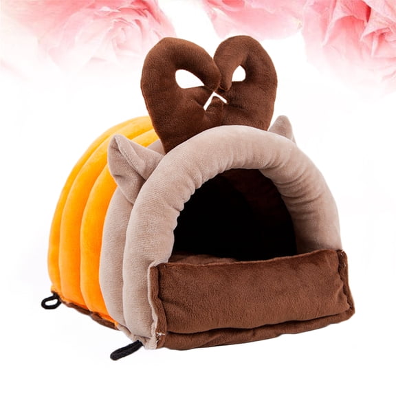 PBPBOX Winter Pet Sleeping Bed Squirrel House Cotton Small 1Set