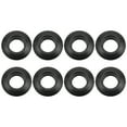 thumbnail image 1 of Miangastore 2 Set of 8PCS Special Kayak Drop Ring Quant Paddle Drop Ring Canoes Assault Boat Accessory Universal Kayak Paddle Drip Rings for Canoeing Dugout Canoe Use (Black), 1 of 8