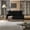Black 02, variant on Leumius 47" Small Loveseat Sofa Couch for Small Spaces,Corduroy Upholstered 2-Seater Love Seats for Apartment, Bedroom,Office,Black