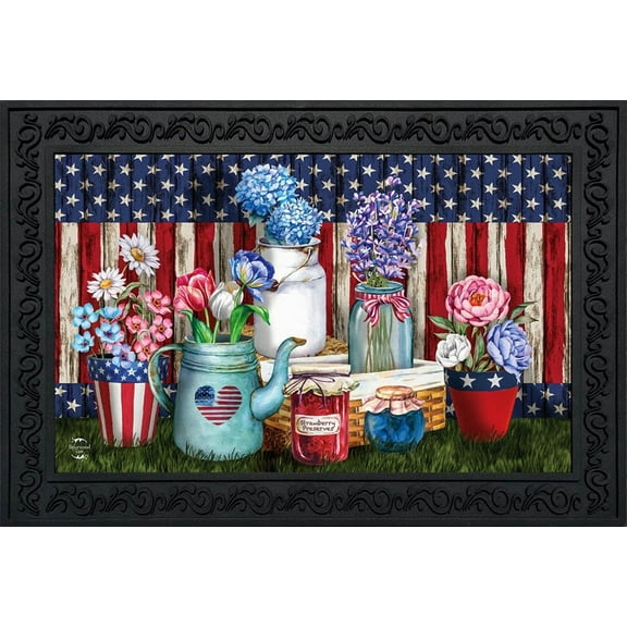 Briarwood Lane American Picnic Rustic Doormat