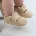 thumbnail image 3 of 6-9 Months Baby Boys Girls Shoes Non-Slip Infant First Walkers Baby Walking Shoes Pre Step Shoes For Boys And Girls Indoor Anti-skid Overshoes Cartoon Baby Comfortable Walking Shoes Khaki, 3 of 7