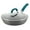 Gray With Teal Handles, variant on Rachael Ray 10.25" Create Delicious Hard Anodized Aluminum Nonstick Deep Frying Pan, Gray