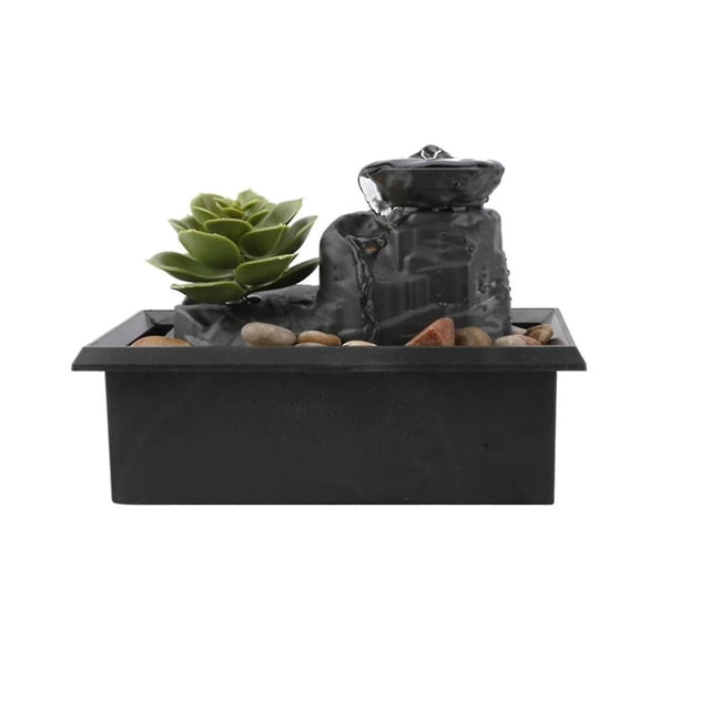 Fuente DE agua corriente LIUXGMXG decoración PARA El hogar 16*9*11.8cm Carga USB