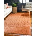 thumbnail image 3 of Marilyn Monroe Geometric Modern Area Rug, Gold/Beige, 9' x 12', 3 of 8