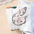 thumbnail image 6 of enyan Newborn Baby Girl Easter Outfit Bunny Infant Ruffle Short Sleeve Romper Dress Tutu Skirt Bodysuit with Headband Summer Spring Clothes,Sky Blue,9-12 Months, 6 of 7