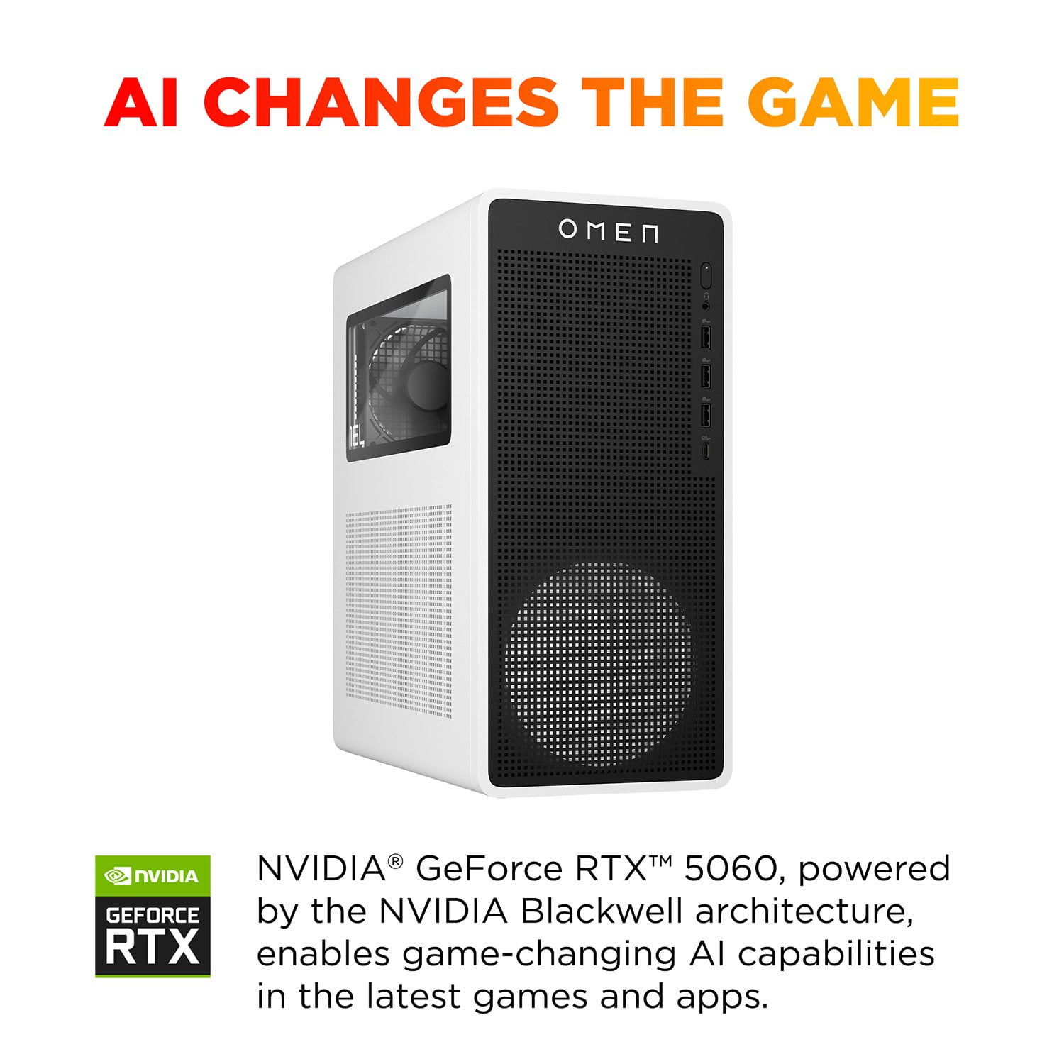 HP OMEN 16L Gaming Desktop Intel Core i7-14700F | 16GB DDR5