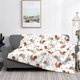 thumbnail image 2 of Fotbe Rabbit And Squirrel Manta de Franela con Estampado, Manta Ultrasuave para Cama, Sofá, Auto, Hipoalergénica y Antibolitas-80"x60", 2 of 6