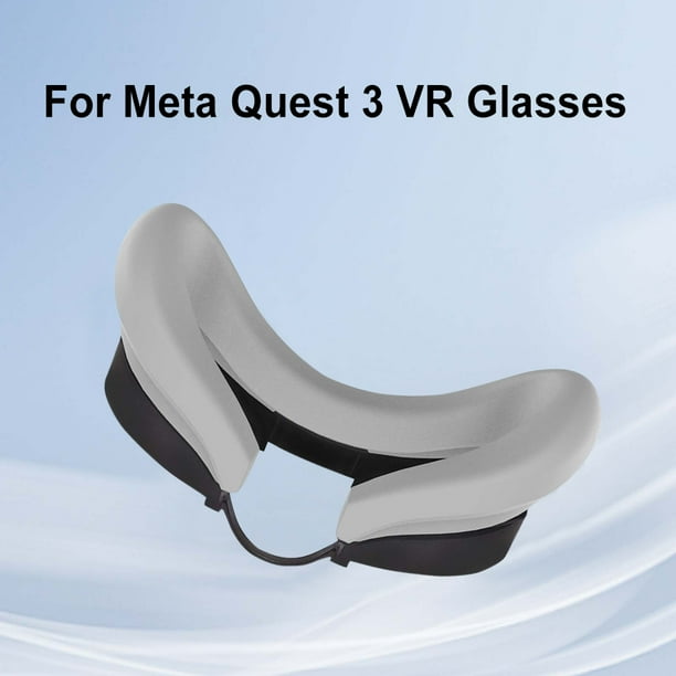 Cubierta de silicona para ojos, almohadilla protectora para ojos que bloquea la luz, para gafas Meta Quest 3 VR