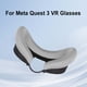 thumbnail image 1 of Cubierta de silicona para ojos, almohadilla protectora para ojos que bloquea la luz, para gafas Meta Quest 3 VR, 1 of 5