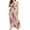 Pink, variant on Ichuanyi Dresses for Women 2022, Fall Women Plus Size Summer V Neck Floral Print Boho Sleeveless Party Dress