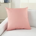 thumbnail image 4 of Waverly Pillows Solid Rvs 20" x 20" Coral Indoor/Outdoor Washable Throw Pillow, 4 of 6