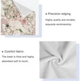 thumbnail image 4 of SKYSONIC 3 Pack Towel Rose Buds & Leaves Pattern Cotton Bath Towel Set (1 Bath Towel, 1 Hand Towel, 1 Washcloth) for Bathroom, Super Soft and Quick Dry Towels, 4 of 7