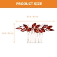 thumbnail image 3 of Wedding Crystal Hair Comb Bridal Hair Side Comb Bride Hair Accessory Hair Styling Tool, 3 of 8