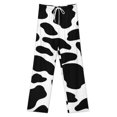 thumbnail image 3 of Animal Printing Cow Pajama Pants Breathable with Pockets Pajamas For Lady Vintage Sleeping Pants Bedroom Homewear, 3 of 6