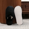 thumbnail image 4 of Dakaela Women's Fuzzy Slip on Slippers Warm Cozy Soft Plush House Shoes Lightweight Memory Foam Indoor Bedroom Slides Black 5.5, 4 of 8