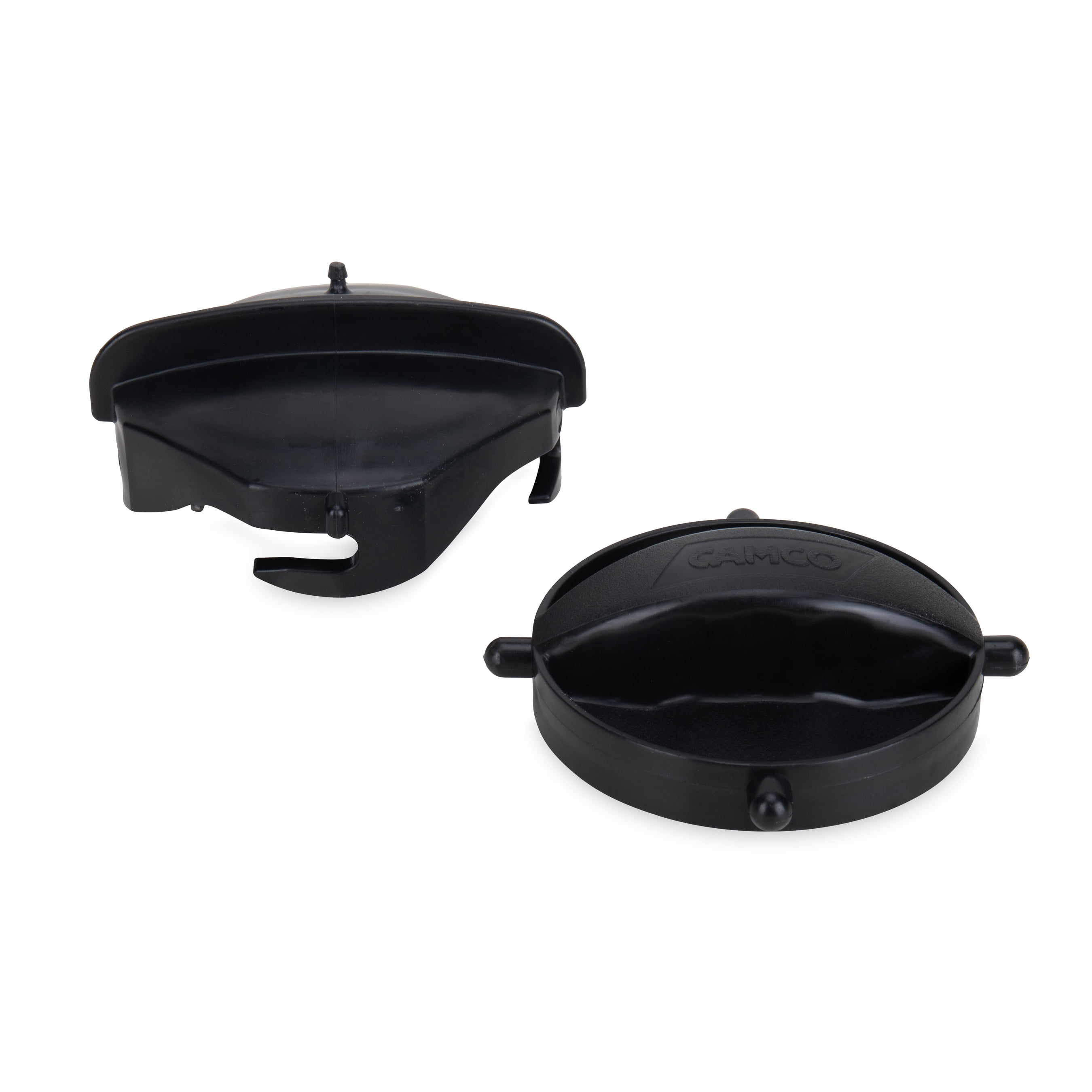 (2 pack) Camco 39752 Black Plastic Sewer Hose Storage Caps - 2-pack