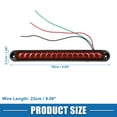 thumbnail image 4 of Unique Bargains 12V 24V 17 LED Car Trailer Identification Light Turn Signal Tail Light Strip Assembly Red, 4 of 7