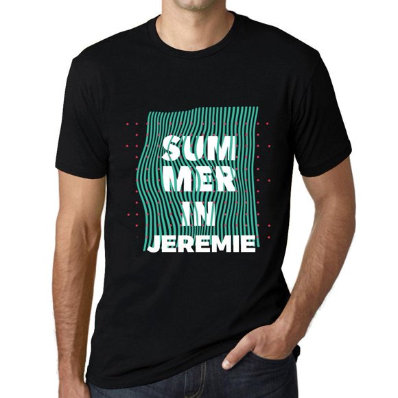 Men's Graphic T-Shirt Summer In Jeremie Eco-Friendly Limited Edition Short Sleeve Tee-Shirt Vintage Birthday Gift Novelty