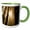 Green/White, variant on 3drose, Sunbeam in Wooded Rainforest, Olympic Np, Wa, Usa, 11oz Magic Transforming Mug