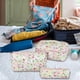 thumbnail image 3 of Pisexur Belleza Maquillaje Bolsa de cosméticos portátil acolchada de gran capacidad, bolsa de almacenamiento floral acolchada, bolsa de almacenamiento para artículos de tocpara mujeres y hombres, 3 of 5