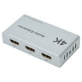 thumbnail image 4 of Distribuidor Extractor de Audio HDMI 2 en 1 salida 4k 30hz HDMI a HDMI optica spdif 3.5mm, 4 of 8