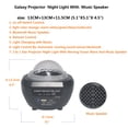 thumbnail image 2 of Galaxy Projector With Remote Control 3 In 1 Star Projector Night Light With Moving Ocean Wave And Music Speaker For Kid Baby Teen Adults Planetarium Nebula Starry Projecting Stars On Ceiling, 2 of 4