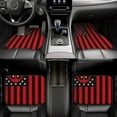 thumbnail image 7 of Vsdgher Nautical American Flag Car Foot Mat Set of 4 Pieces Universal Floor Liner Car Accessories Fits Most Cars, Trucks, Vans, sedans, SUV, 7 of 7