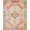 Beige Rust, Pattern 12, variant on ODIKA Vintage Oriental Medallion With Distressed Floral Border And Scroll Motifs for Playroom, Bedroom, Reading Nook, Pet Friendly & Kids Safe Play