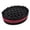 Black, variant on Oval Curling Black Sponge EVA Dual Use for Perm Curls Messy Hair Finishing Home Travel