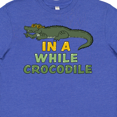 thumbnail image 4 of Inktastic In a While Crocodile with Cool Green Crock in Sunglasses Youth T-Shirt, 4 of 5