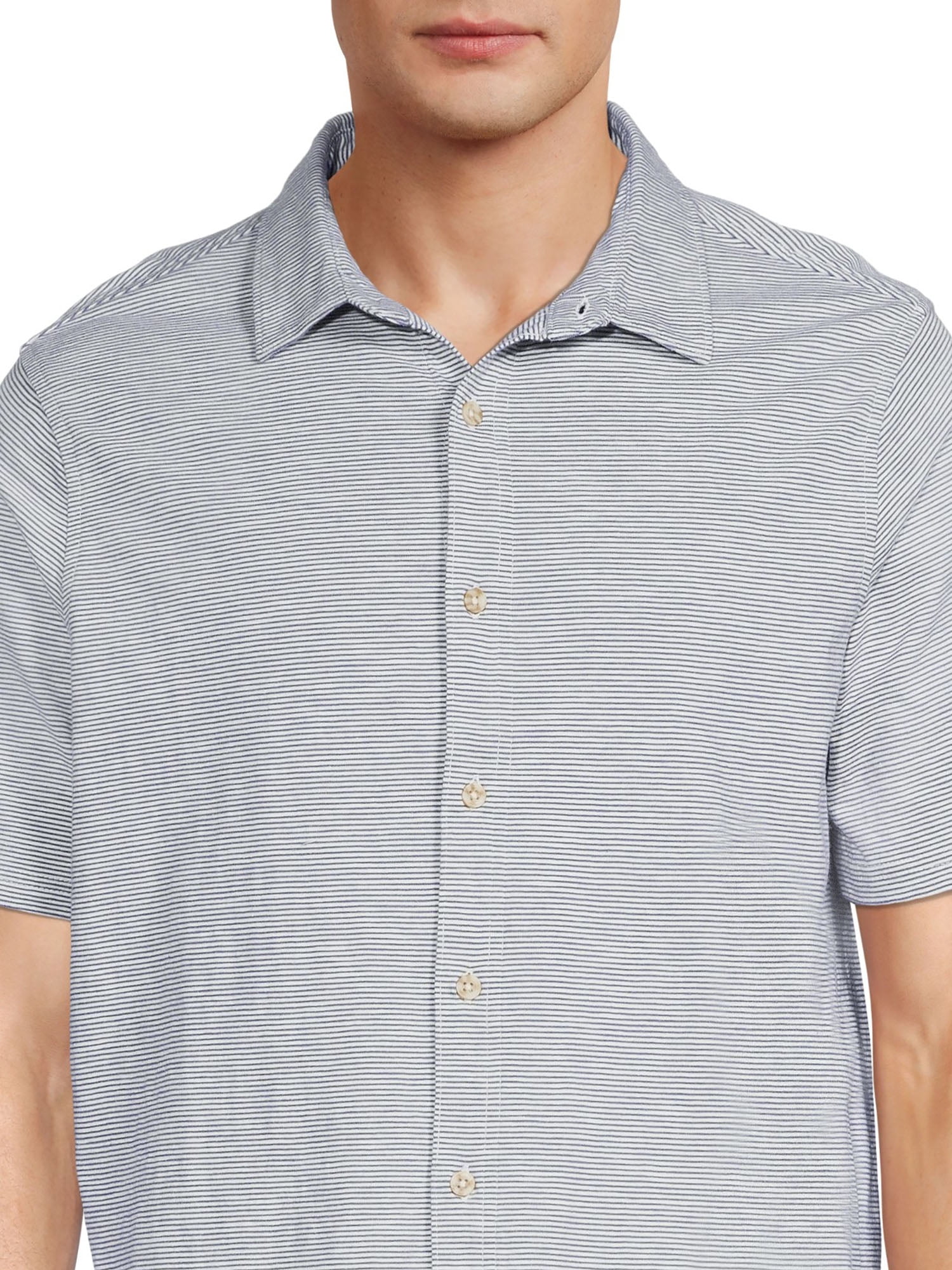 George Men’s Knit Button Down Shirt, Sizes S-3XL