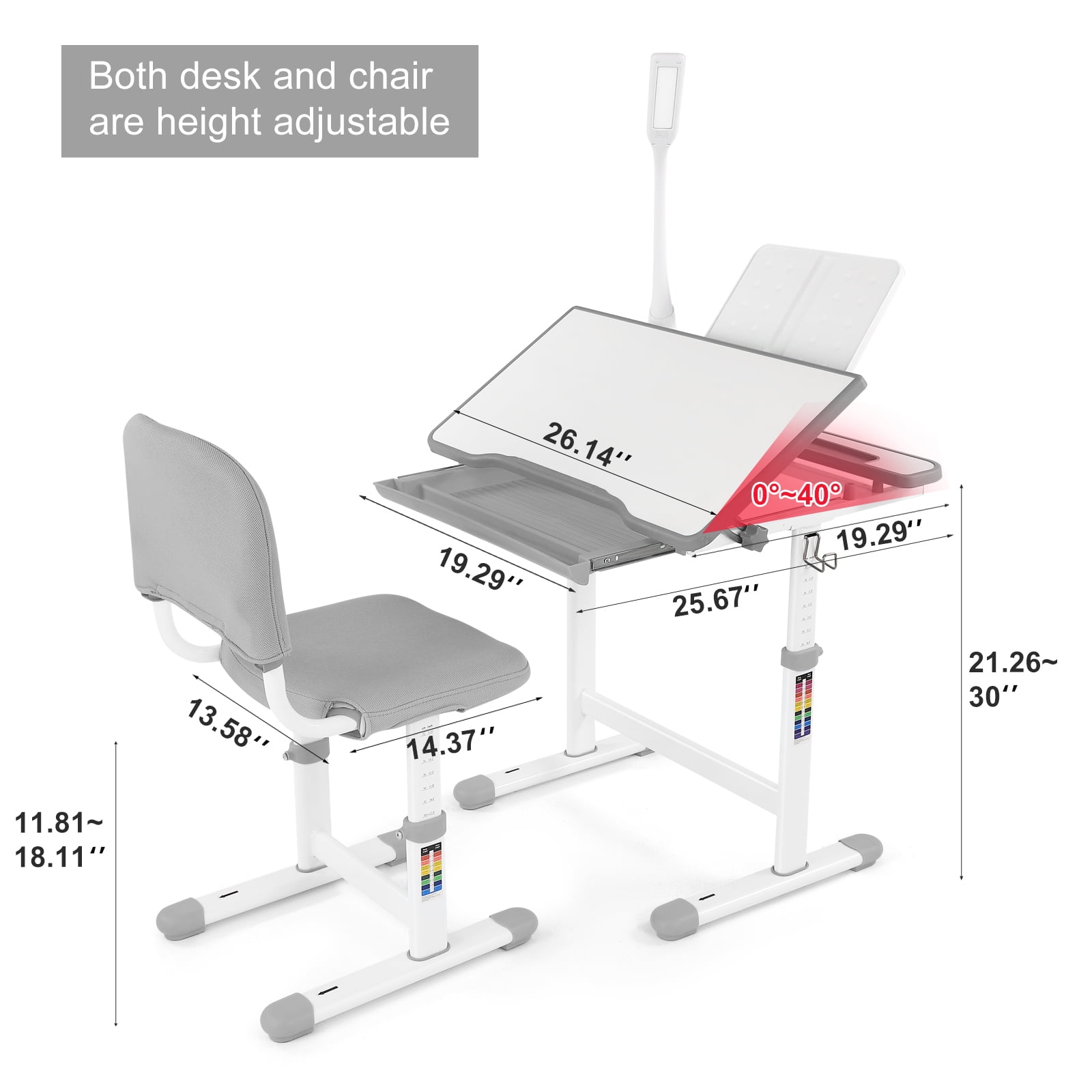 Walmart desk discount and chair set