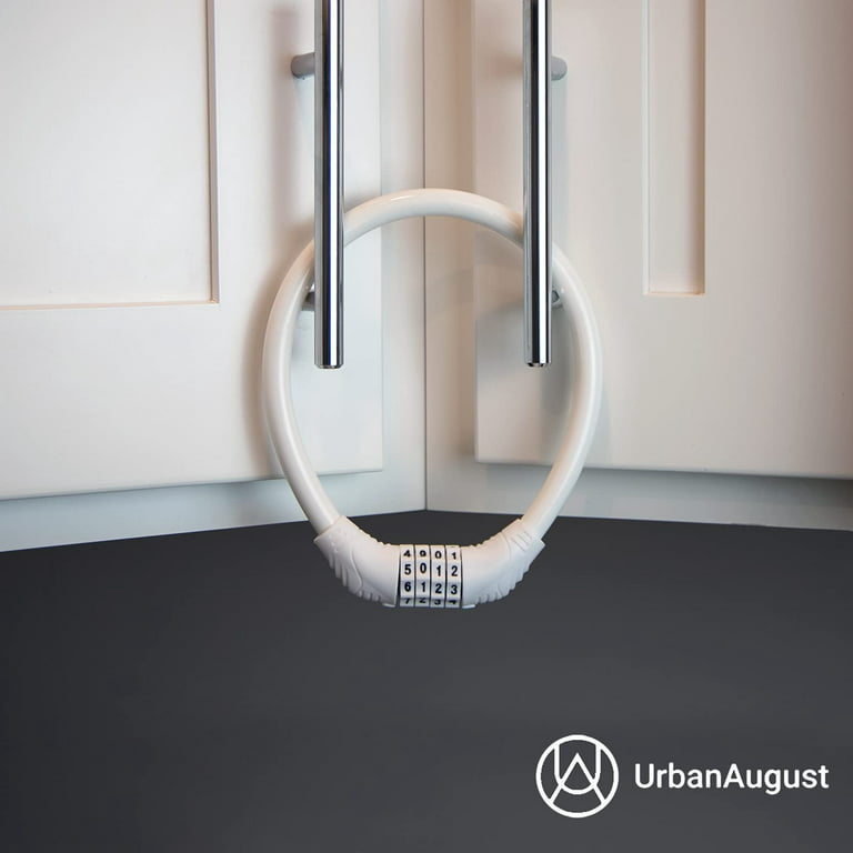 Urban August Cable Combination Lock for French Door Refrigerators